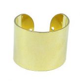 Anel (ajustável) folheado a ouro, semelhante ao anel utiliza
